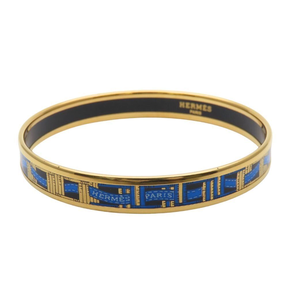 HERMES Black Charm Bracelet